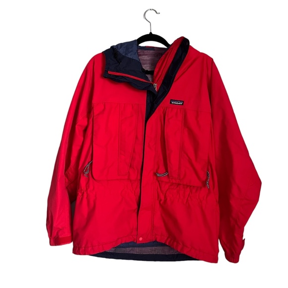 Vintage 1995 Patagonia Ski/Snowboard Red Men’s Hooded WP Jacket M